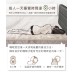 備長碳乳膠三段式獨立筒床墊
