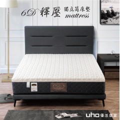 6D釋壓獨立筒床墊